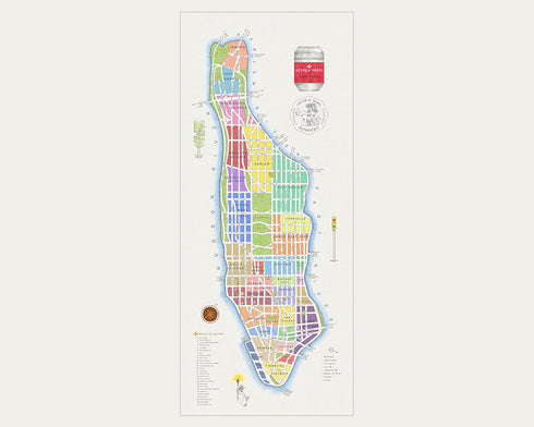 Map of Manhattan